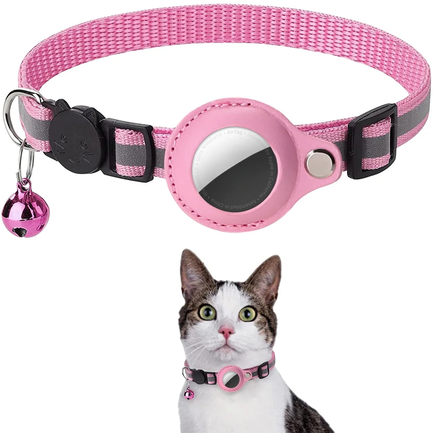 Reflective Airtag Cat Collar™