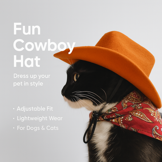 Stylish Cowboy Hat for Pets™