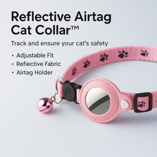 Reflective Airtag Cat Collar™