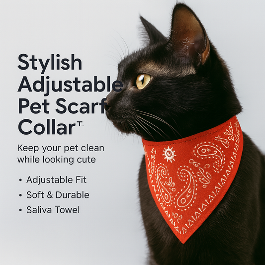 Stylish Adjustable Pet Scarf Collar™