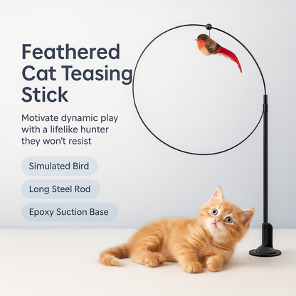 Feathered Cat Teasing Stick™