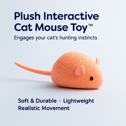 Plush Interactive Cat Mouse Toy™